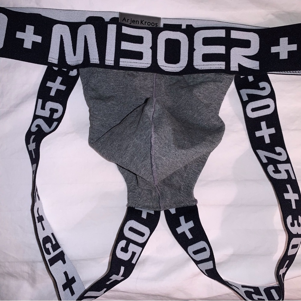 Men’s Gray Jockstrap - Medium